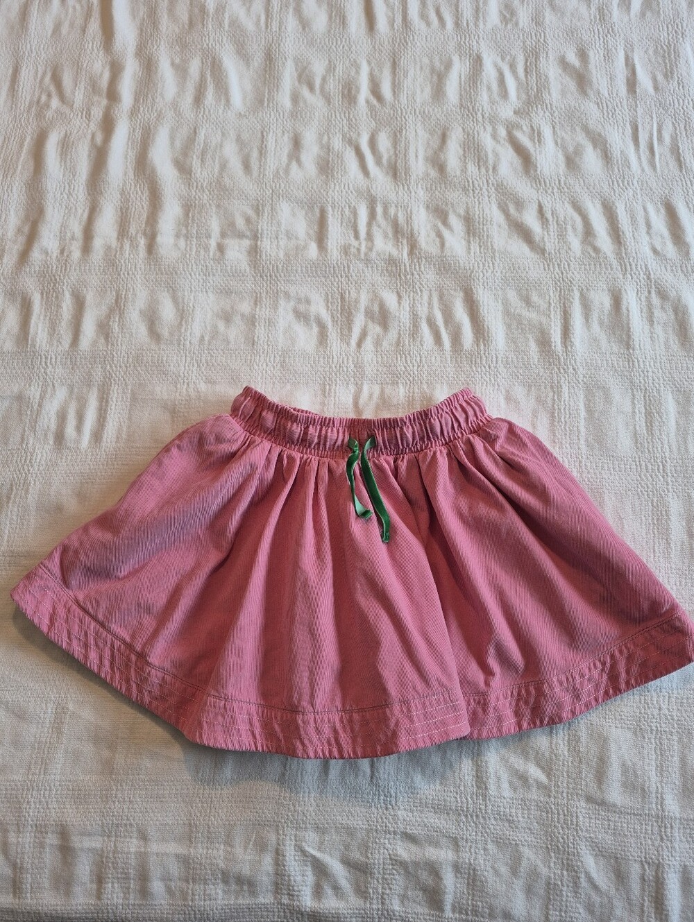 Mini Boden girls size 6-7 years pink corduroy skirt liberty lining 1 mark VGUC